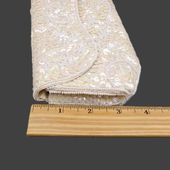 Vintage La Regale Sequin Beaded Evening Bag Clutch in Original Box, Japan - Picture 11 of 11